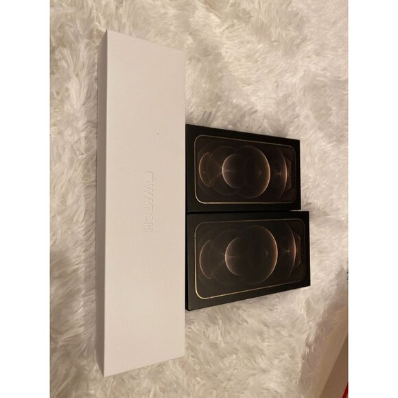 Lot of Apple Watch Boxes IPhone 12 Pro Max 512 Gb BOX ONLY phone Not Included - Picture 3 of 4